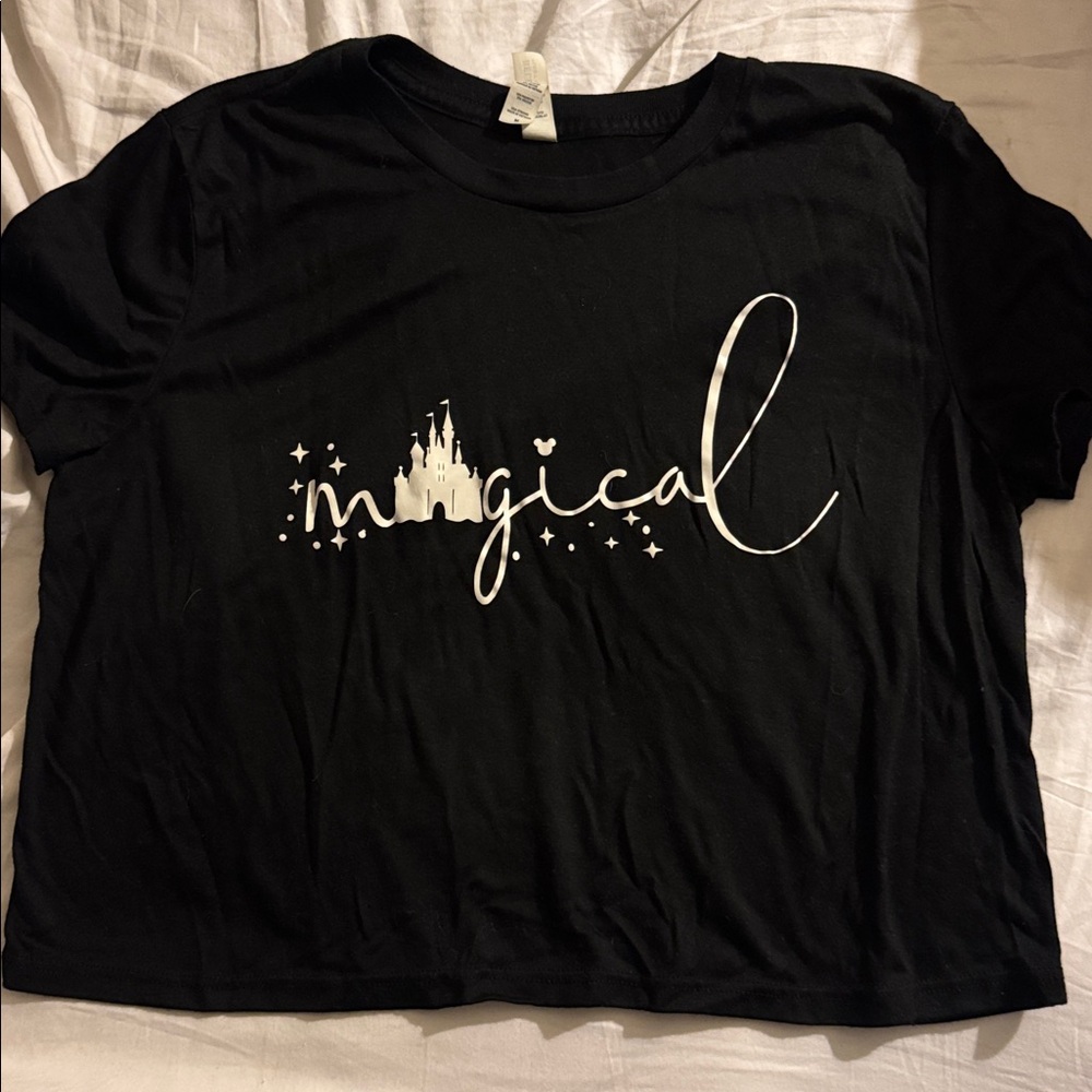 Bella Canvas Black Crew Neck Tee